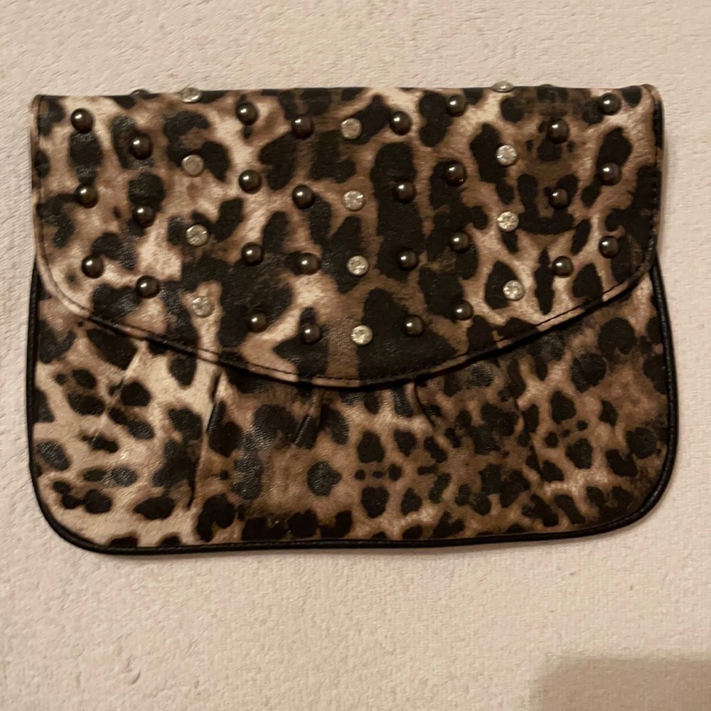 Grace Adele Animal Print clutch